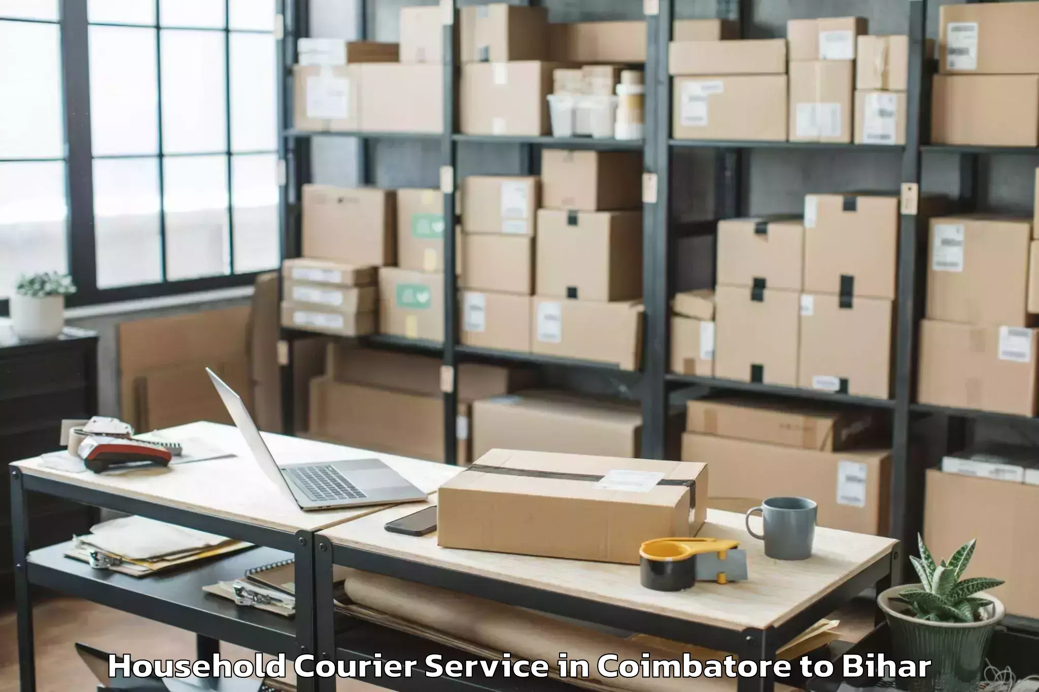 Affordable Coimbatore to Garkha Household Courier